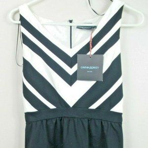 Cynthia Rawley Black White Dress Size Small(Sz 2)